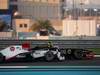 GP ABU DHABI, 13.11.2011- Gara, Kamui Kobayashi (JAP), Sauber F1 Team C30 e Vitaly Petrov (RUS), Lotus Renault GP, R31 