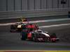 GP ABU DHABI, 13.11.2011- Gara, Jenson Button (GBR), McLaren  Mercedes, MP4-26 davanti a Mark Webber (AUS), Red Bull Racing, RB7 