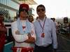 GP ABU DHABI, 13.11.2011- Gara, Fernando Alonso (ESP), Ferrari, F-150 Italia e his manager Luis Garcia Abad (ESP)