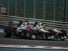 GP ABU DHABI, 13.11.2011- Gara, Michael Schumacher (GER), Mercedes GP Petronas F1 Team, MGP W02 e Nico Rosberg (GER), Mercedes GP Petronas F1 Team, MGP W02 