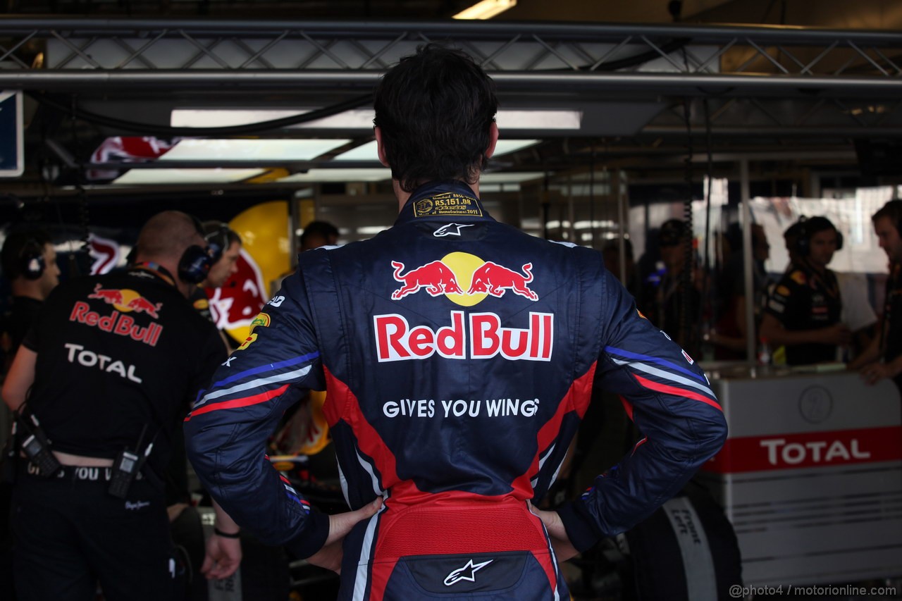 GP ABU DHABI, 12.11.2011- Prove Libere 3, Sabato, Mark Webber (AUS), Red Bull Racing, RB7 
