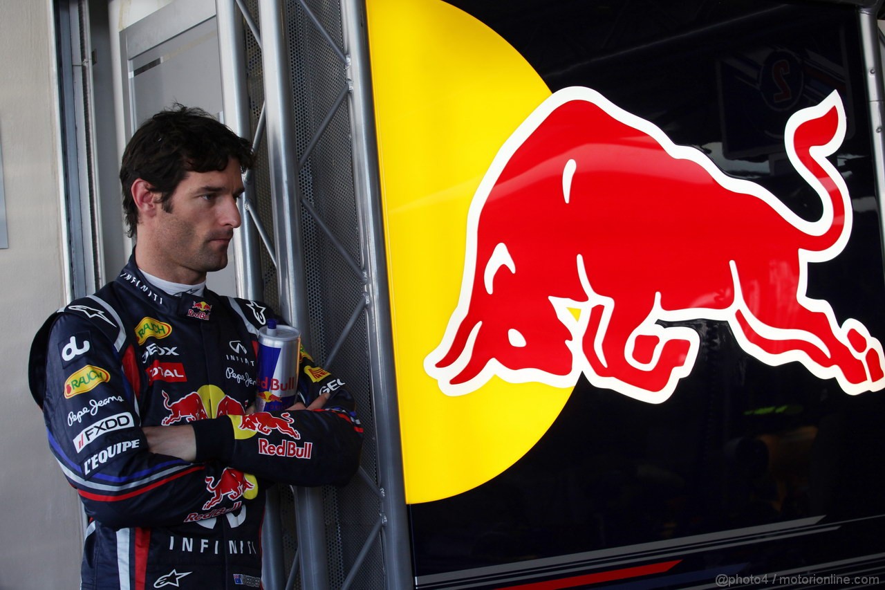 GP ABU DHABI, 12.11.2011- Prove Libere 3, Sabato, Mark Webber (AUS), Red Bull Racing, RB7 
