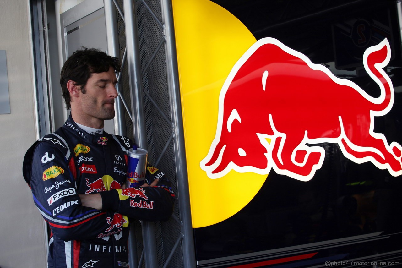GP ABU DHABI, 12.11.2011- Prove Libere 3, Sabato, Mark Webber (AUS), Red Bull Racing, RB7 