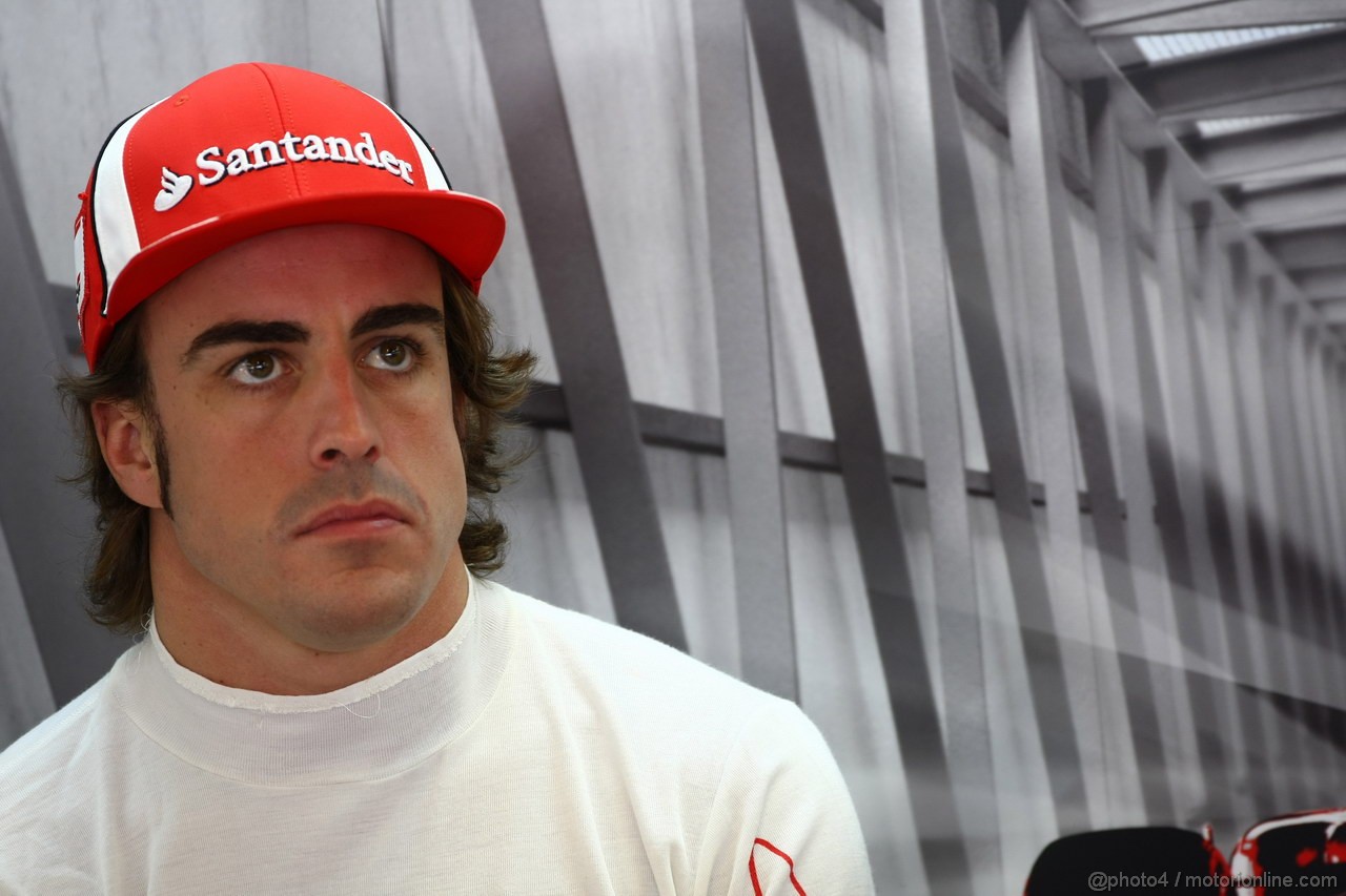 GP ABU DHABI, 12.11.2011- Prove Libere 3, Sabato, Fernando Alonso (ESP), Ferrari, F-150 Italia 