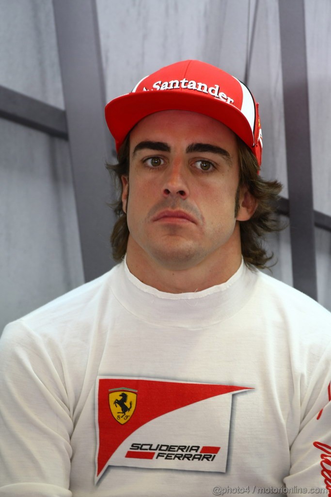 GP ABU DHABI, 12.11.2011- Prove Libere 3, Sabato, Fernando Alonso (ESP), Ferrari, F-150 Italia 