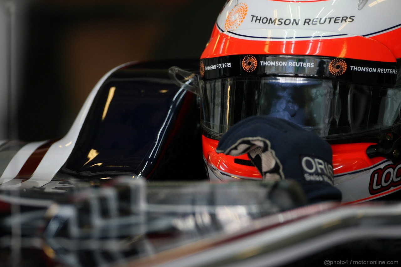 GP ABU DHABI, 12.11.2011- Prove Libere 3, Sabato, Rubens Barrichello (BRA), Williams FW33 