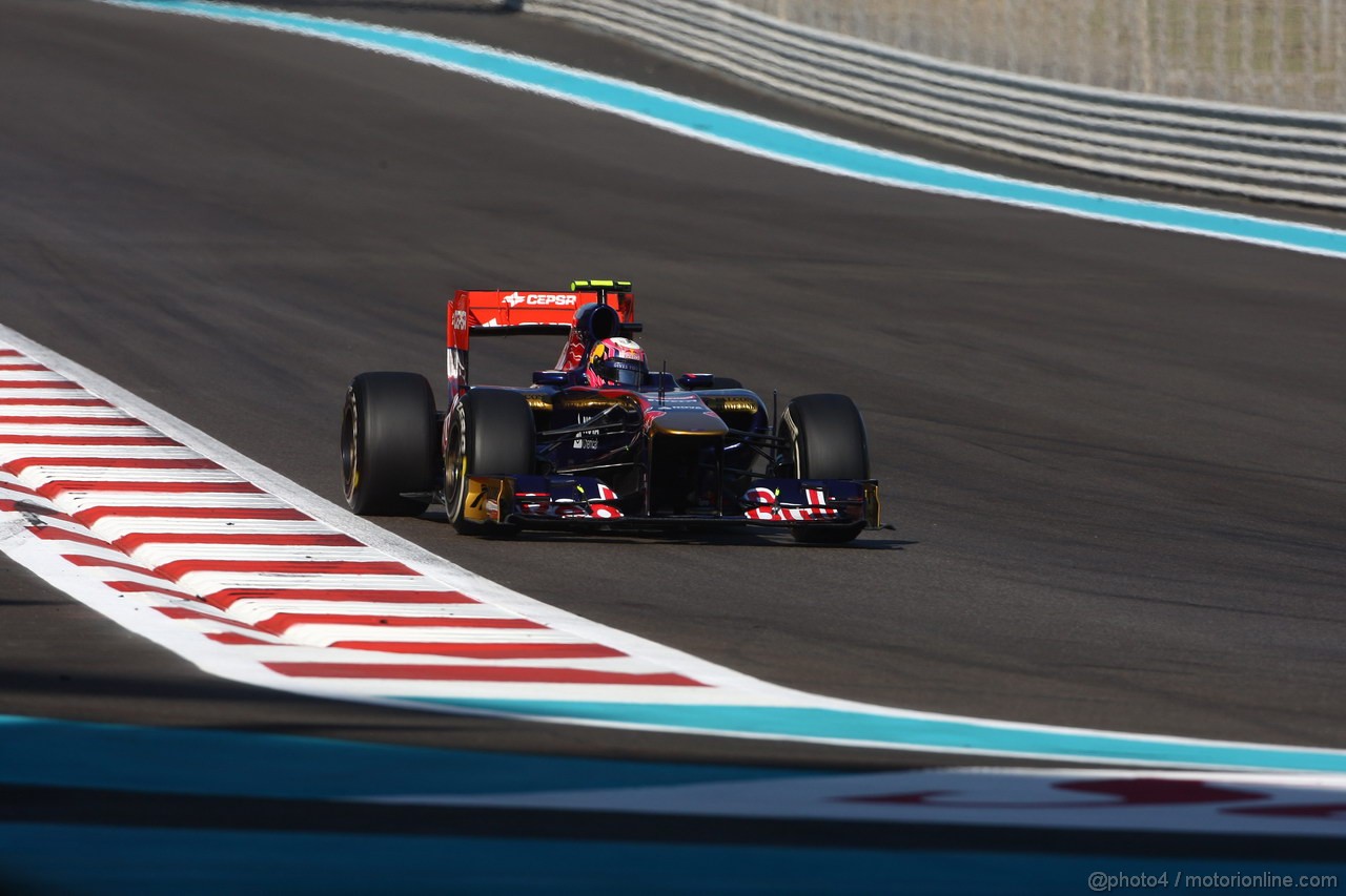 GP ABU DHABI, 12.11.2011- Prove Libere 3, Sabato, Jaime Alguersuari (SPA), Scuderia Toro Rosso, STR6 