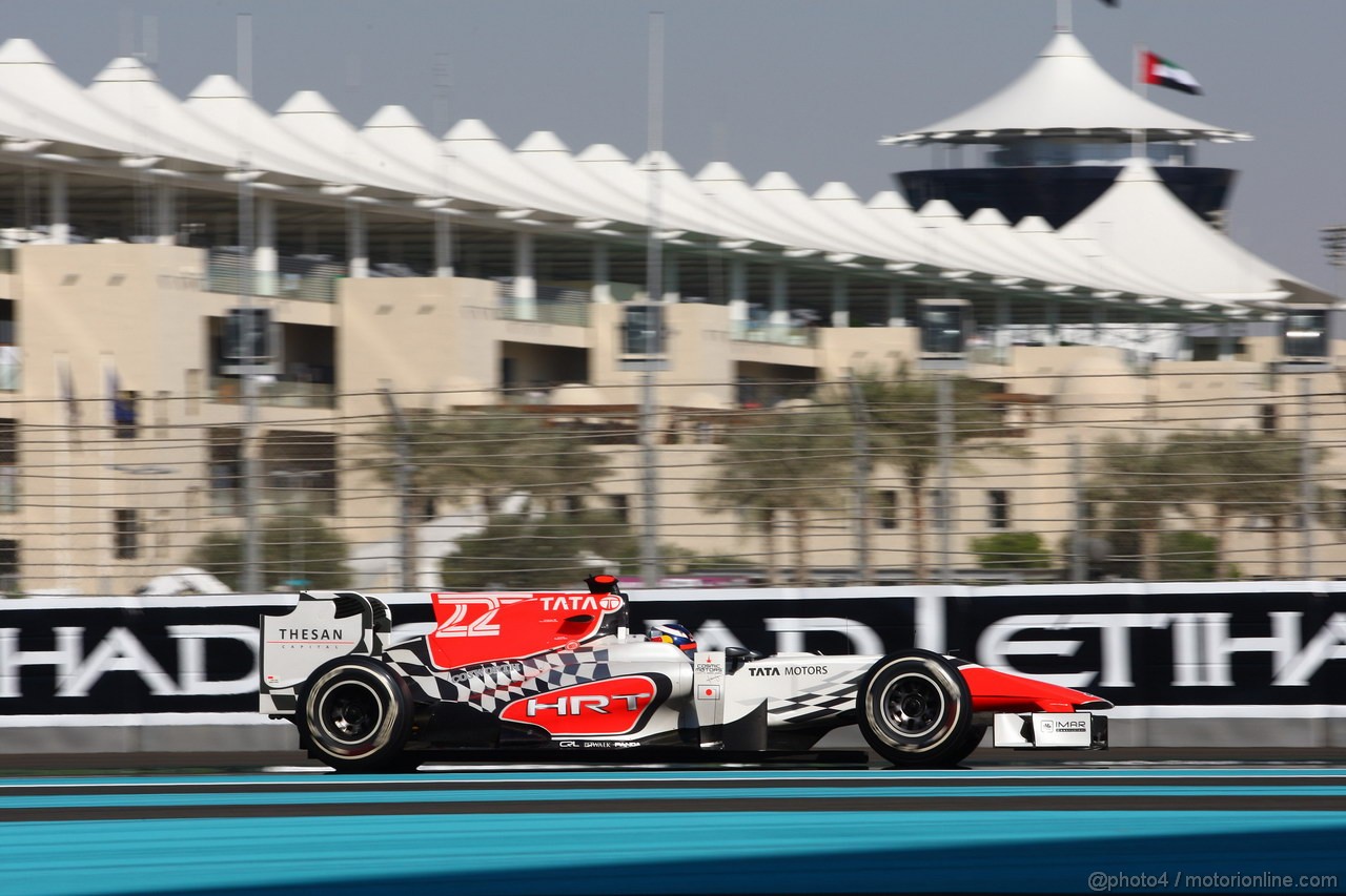 GP ABU DHABI, 12.11.2011- Prove Libere 3, Sabato, Daniel Ricciardo (AUS), HRT Formula One Team 