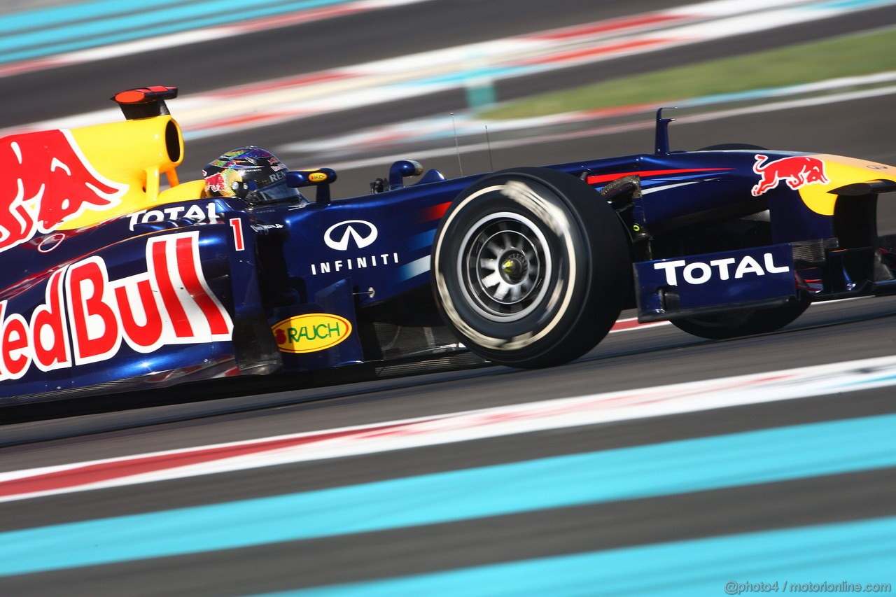 GP ABU DHABI, 12.11.2011- Prove Libere 3, Sabato, Sebastian Vettel (GER), Red Bull Racing, RB7 