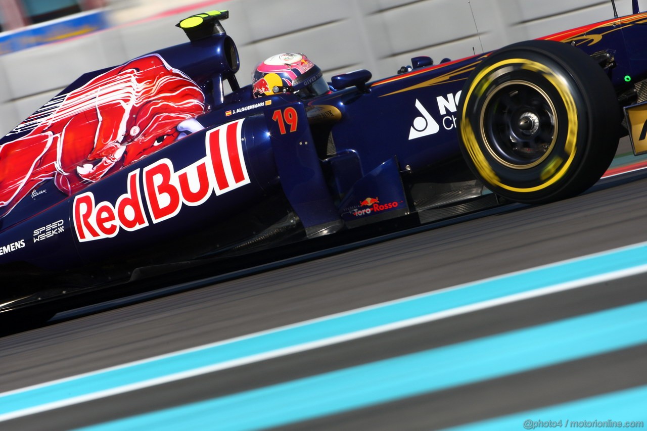 GP ABU DHABI, 12.11.2011- Prove Libere 3, Sabato, Jaime Alguersuari (SPA), Scuderia Toro Rosso, STR6 