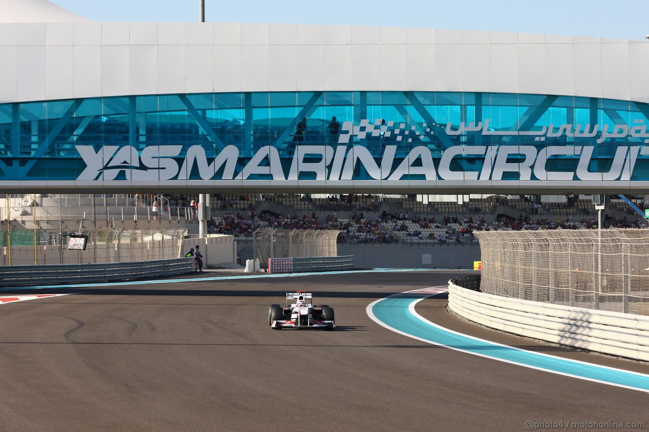 GP ABU DHABI, 12.11.2011- Prove Libere 3, Sabato, Kamui Kobayashi (JAP), Sauber F1 Team C30 