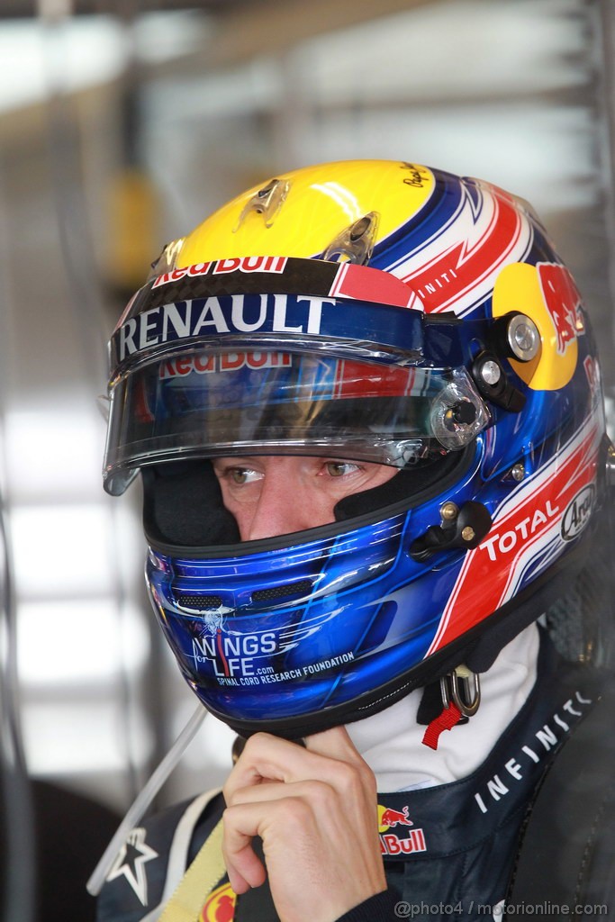 GP ABU DHABI, 12.11.2011- Prove Libere 3, Sabato, Mark Webber (AUS), Red Bull Racing, RB7 