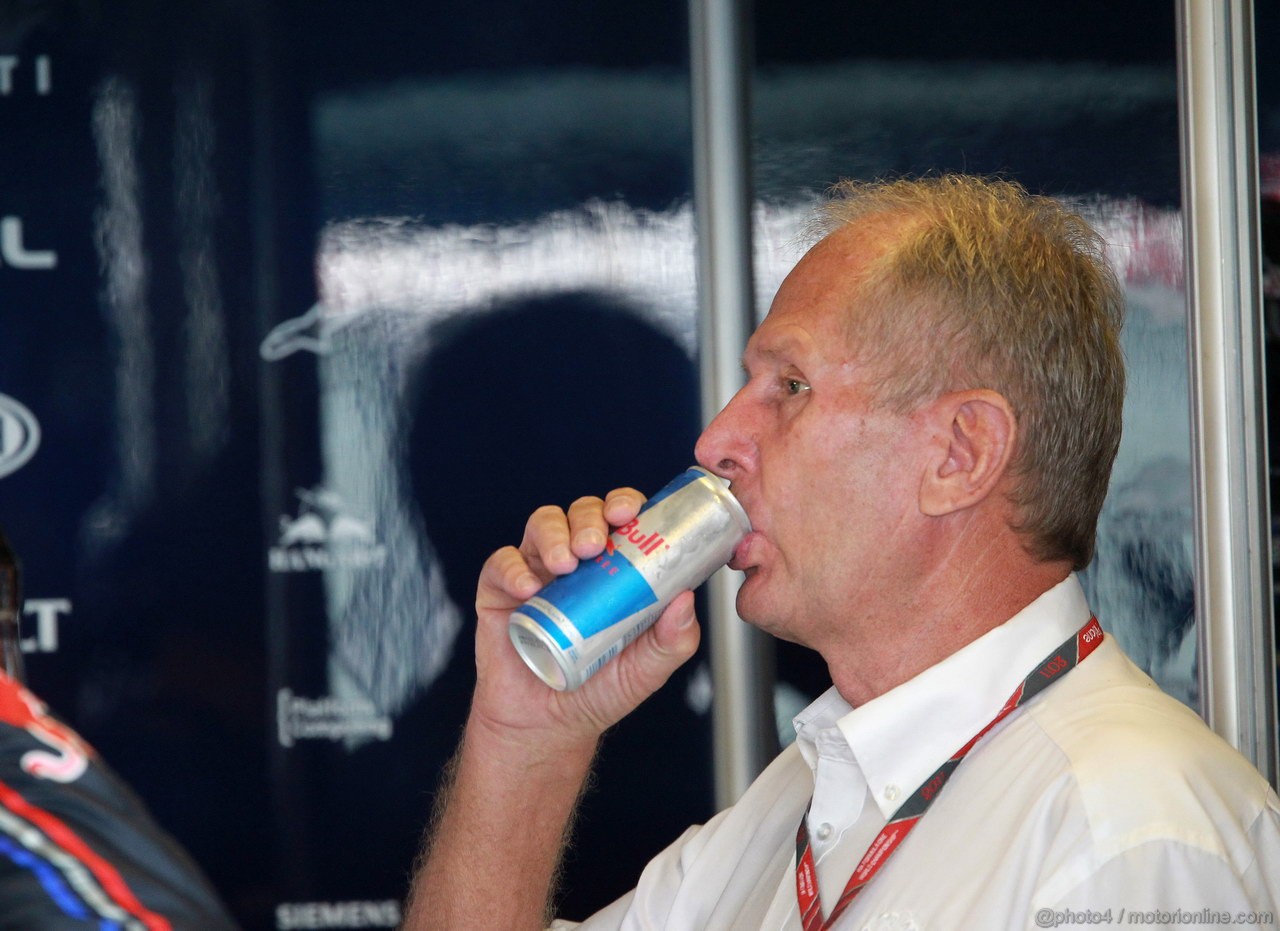 GP ABU DHABI, 12.11.2011- Prove Libere 3, Sabato, Helmut Marko (AUT), Red Bull Racing, Red Bull Advisor 