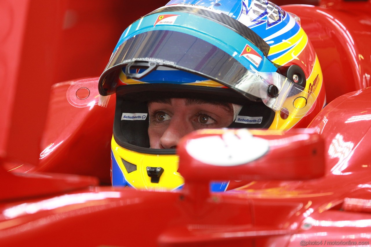 GP ABU DHABI, 12.11.2011- Prove Libere 3, Sabato, Fernando Alonso (ESP), Ferrari, F-150 Italia 