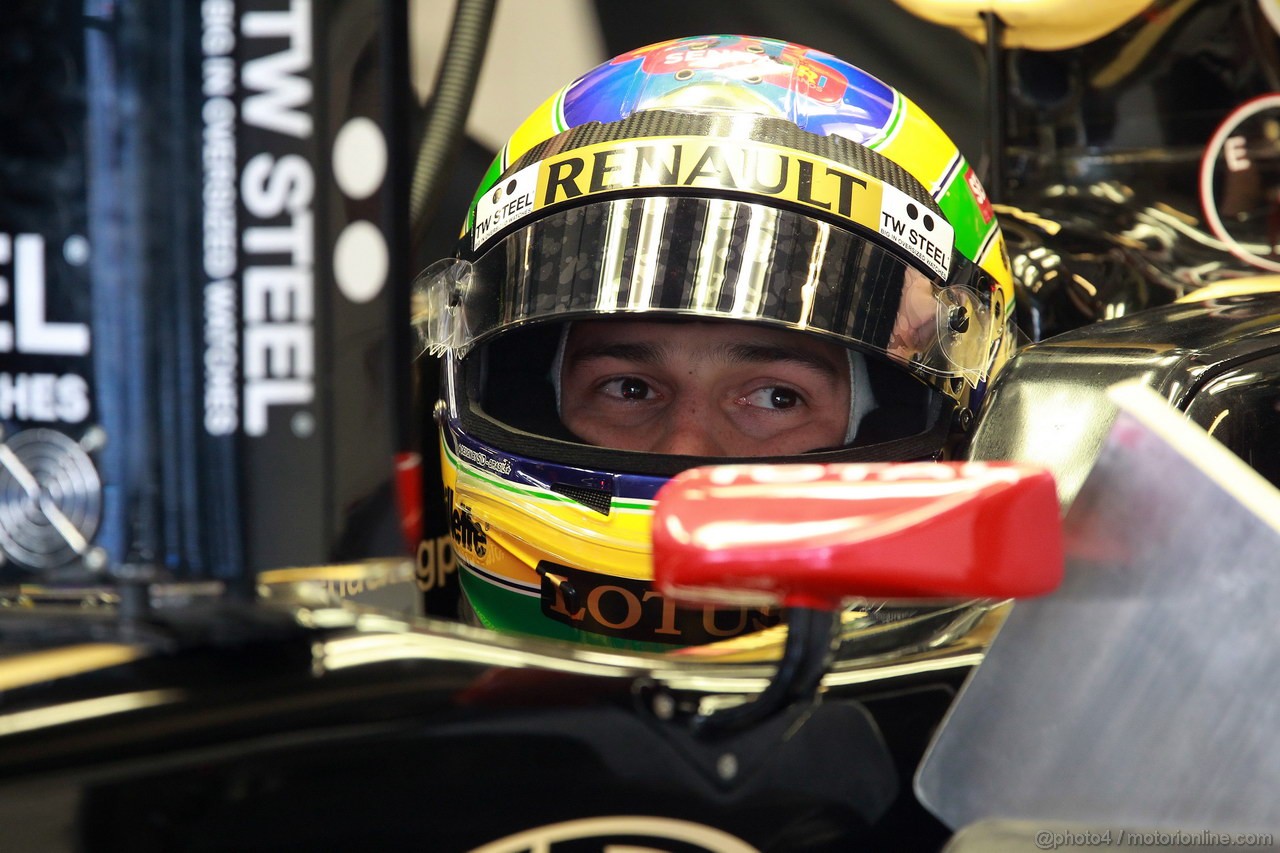 GP ABU DHABI, 12.11.2011- Prove Libere 3, Sabato, Bruno Senna (BRA), Lotus Renault GP R31 