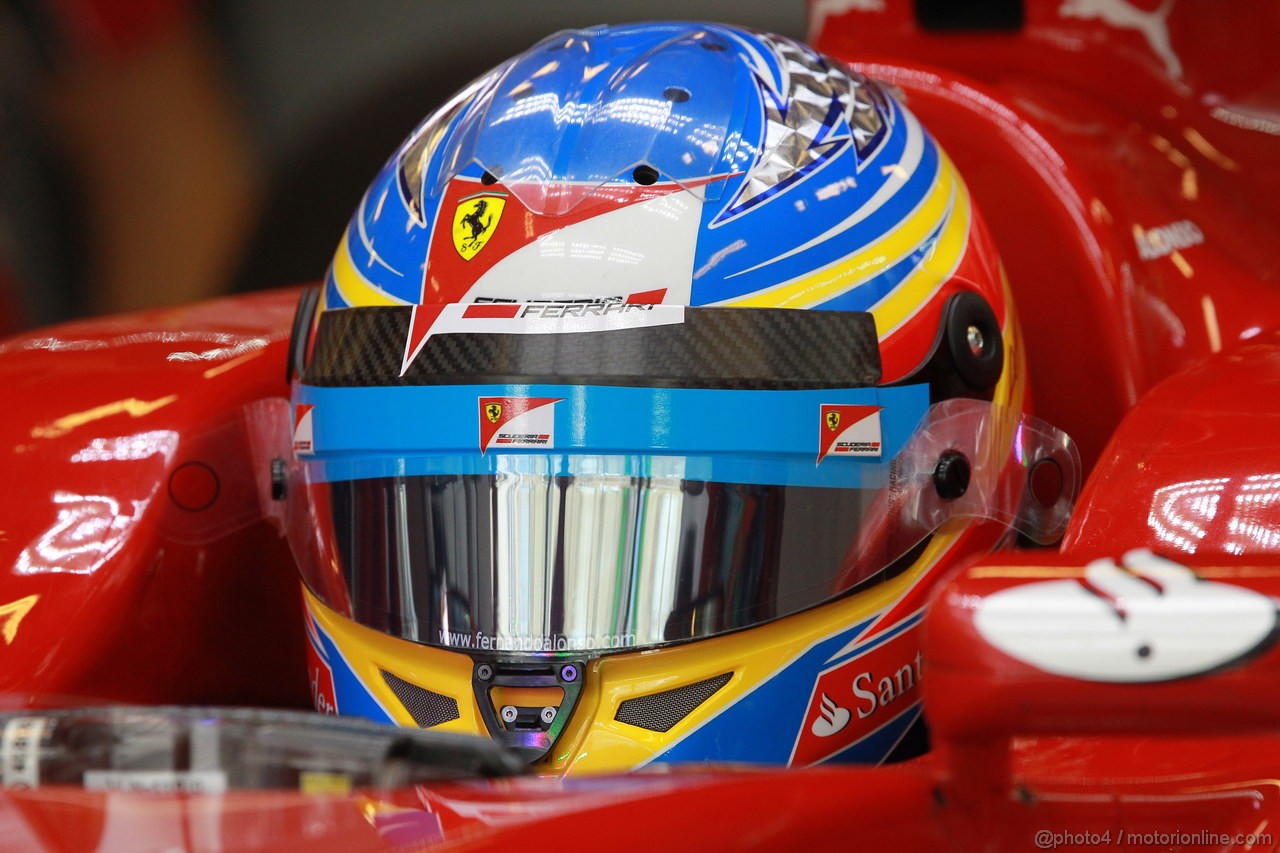 GP ABU DHABI, 12.11.2011- Prove Libere 3, Sabato, Fernando Alonso (ESP), Ferrari, F-150 Italia 