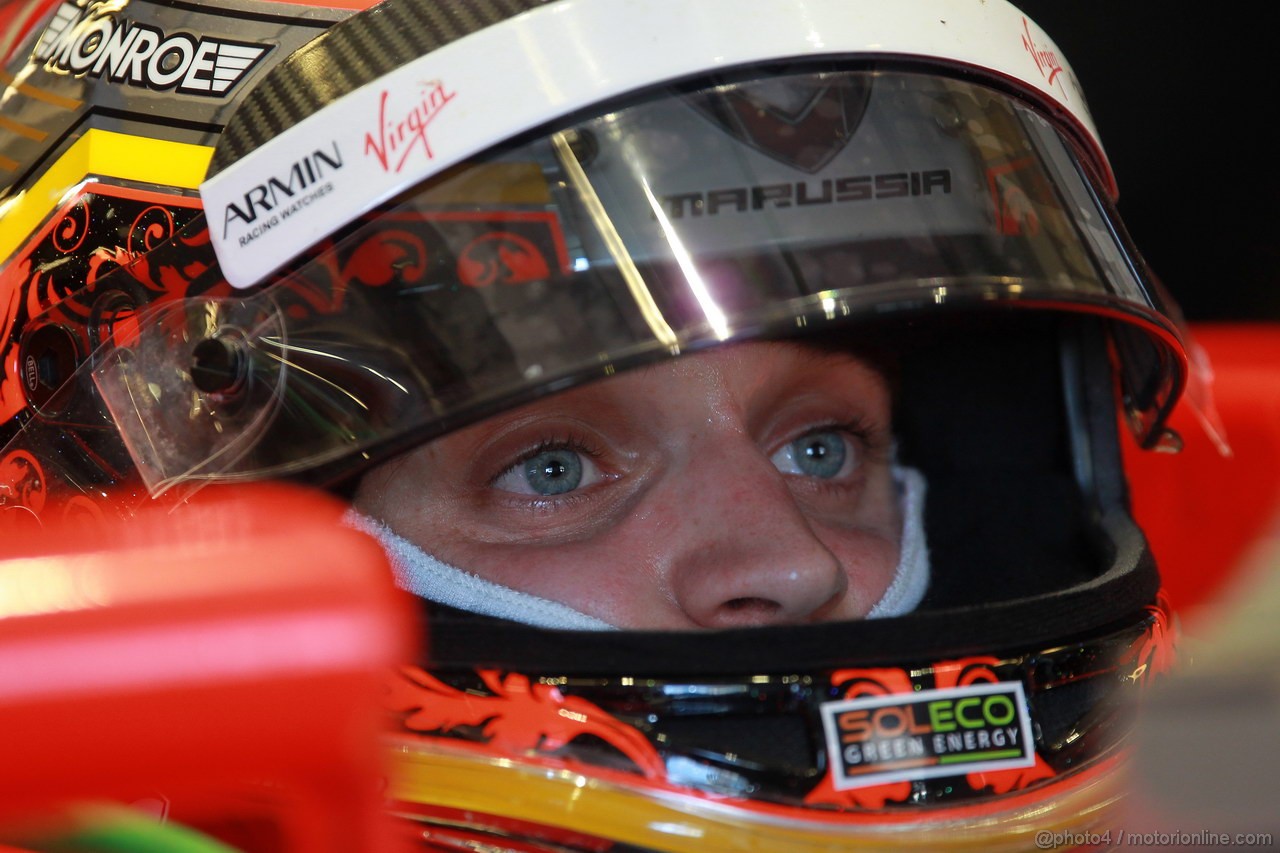 GP ABU DHABI, 12.11.2011- Prove Libere 3, Sabato, Jerome D'Ambrosio (BEL), Marussia Virgin Racing VR-02 