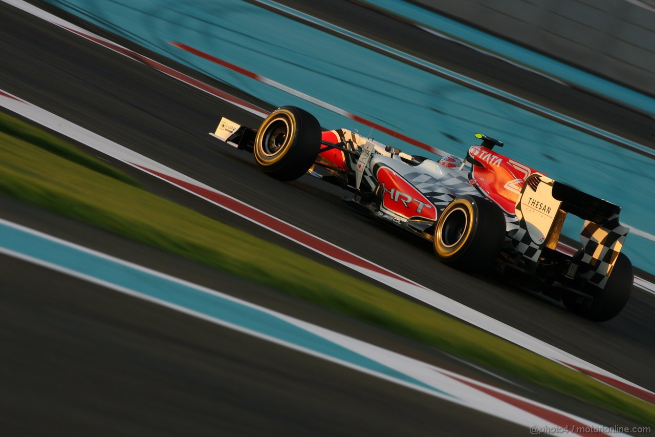 GP ABU DHABI, 12.11.2011- Qualifiche, Vitantonio Liuzzi (ITA), HRT Formula One Team 