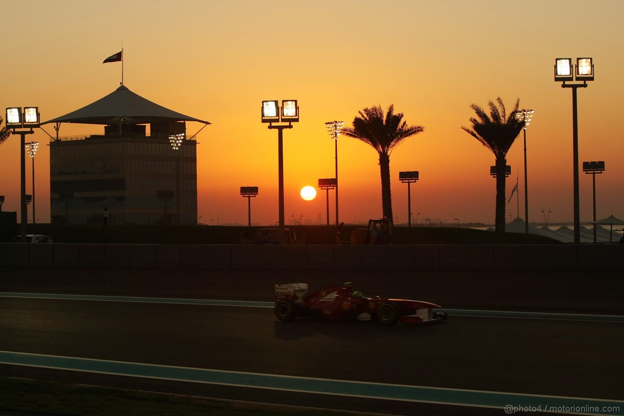 GP ABU DHABI, 12.11.2011- Qualifiche, Felipe Massa (BRA), Ferrari, F-150 Italia 