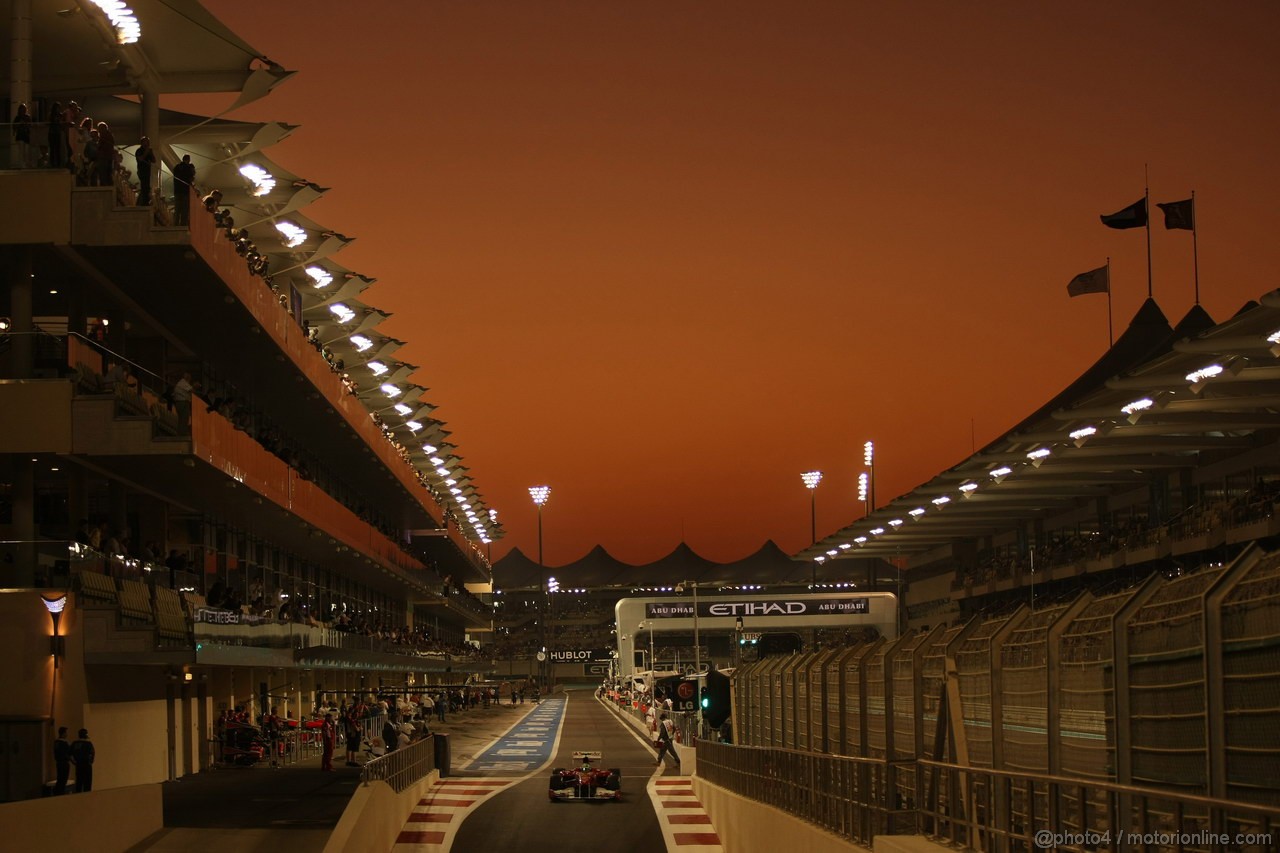 GP ABU DHABI, 12.11.2011- Qualifiche, Felipe Massa (BRA), Ferrari, F-150 Italia 