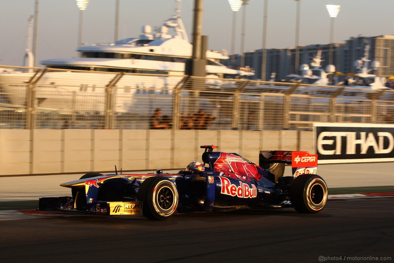 GP ABU DHABI, 12.11.2011- Qualifiche, S�bastien Buemi (SUI), Scuderia Toro Rosso, STR6 