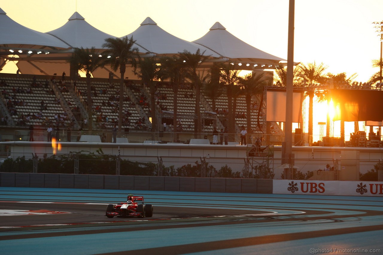 GP ABU DHABI, 12.11.2011- Qualifiche, Jerome D'Ambrosio (BEL), Marussia Virgin Racing VR-02 