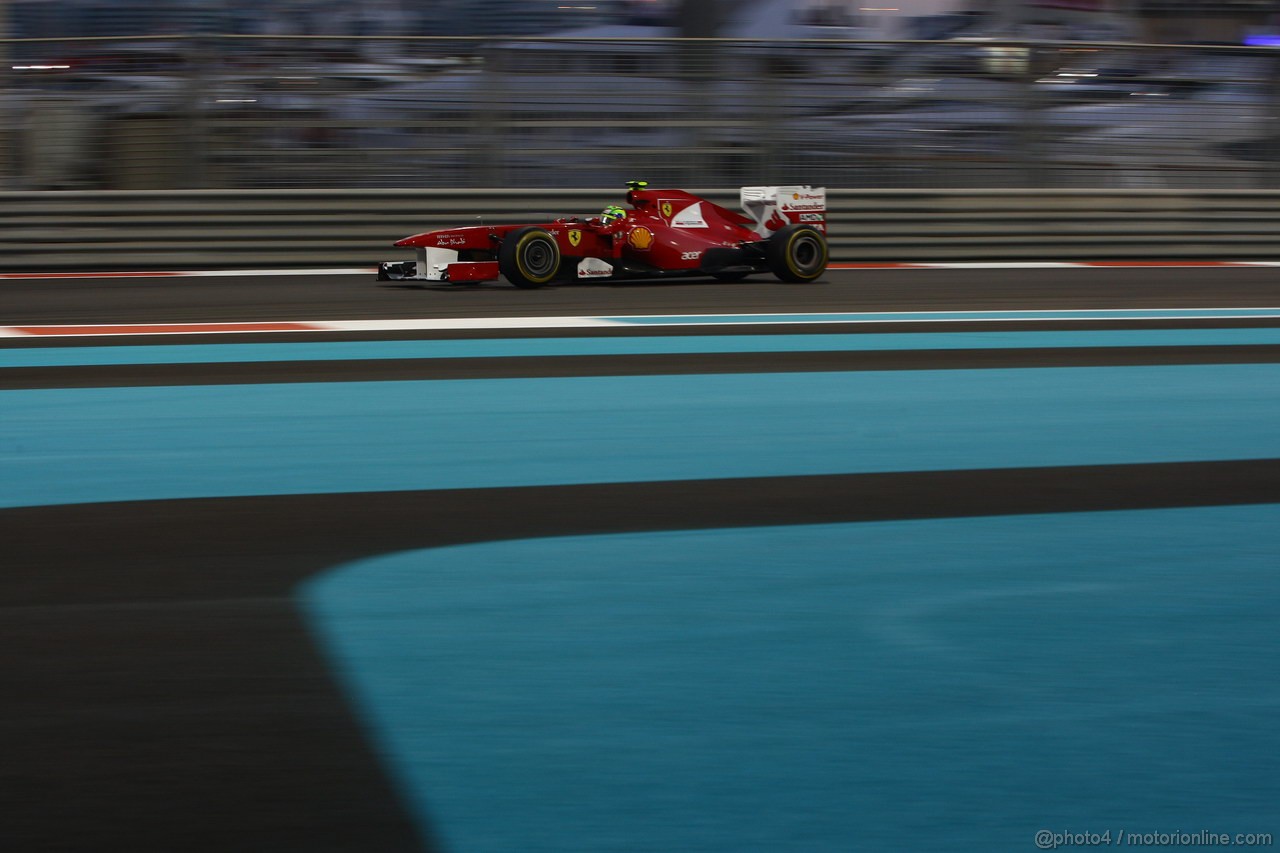 GP ABU DHABI, 12.11.2011- Qualifiche, Felipe Massa (BRA), Ferrari, F-150 Italia 