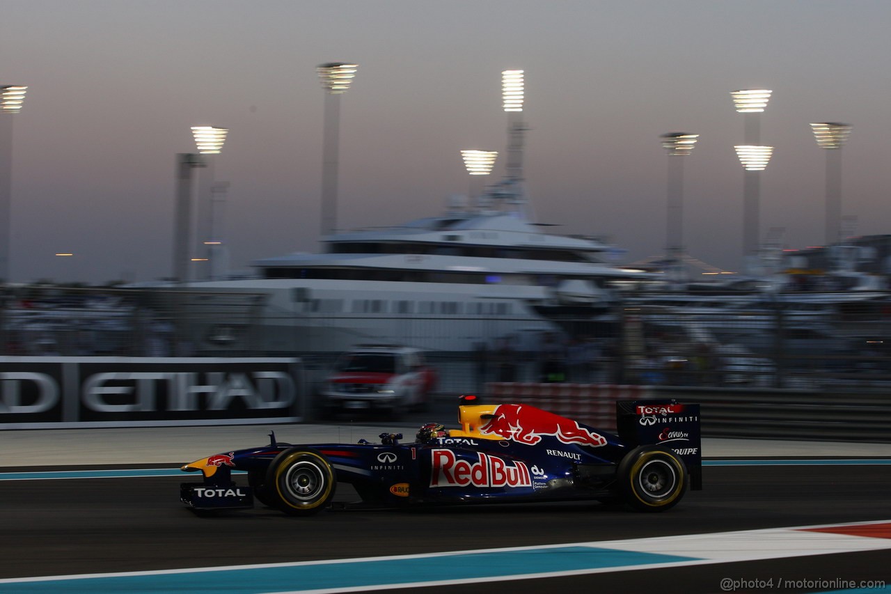 GP ABU DHABI, 12.11.2011- Qualifiche, Sebastian Vettel (GER), Red Bull Racing, RB7 