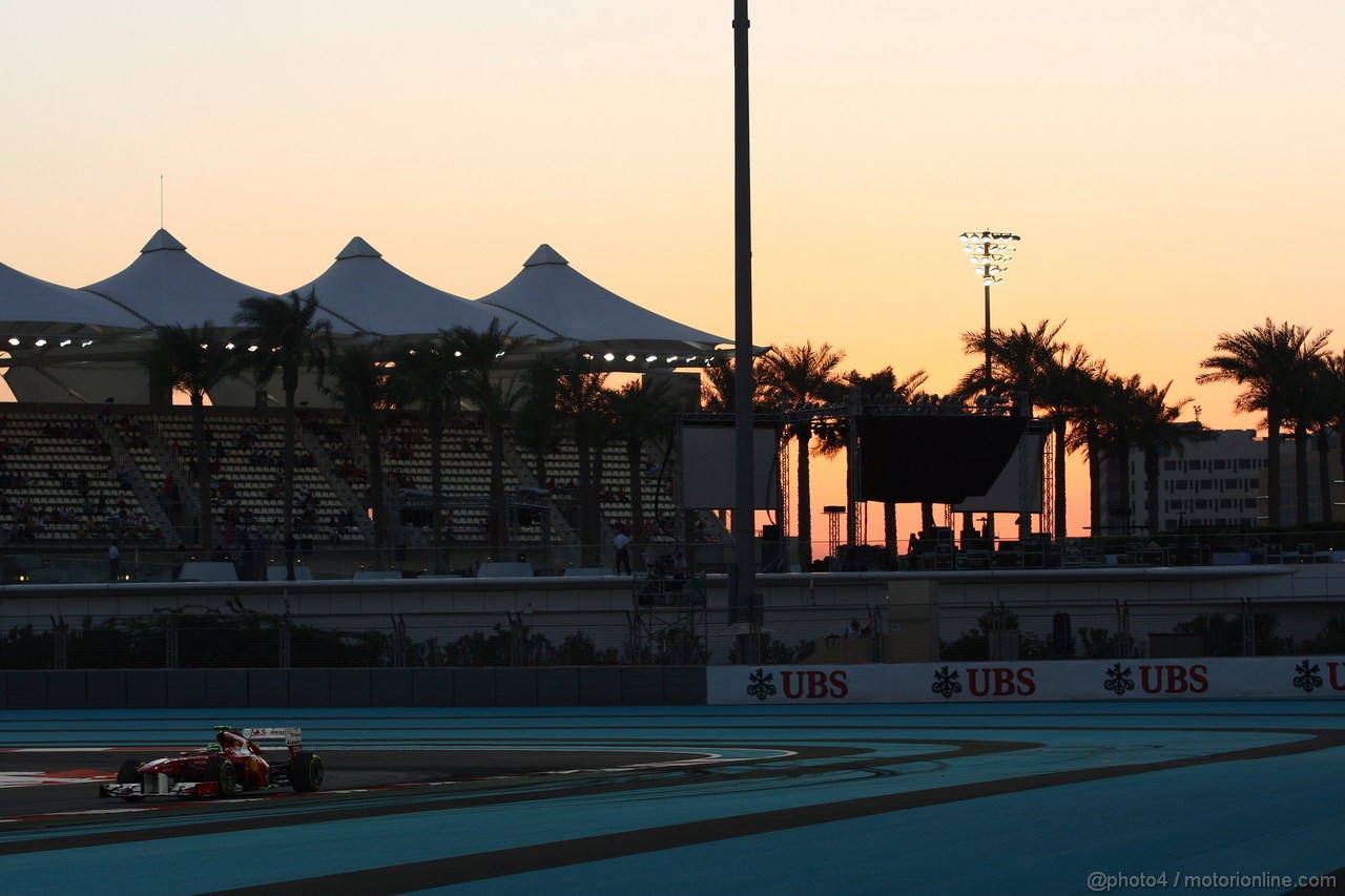 GP ABU DHABI, 12.11.2011- Qualifiche, Felipe Massa (BRA), Ferrari, F-150 Italia 