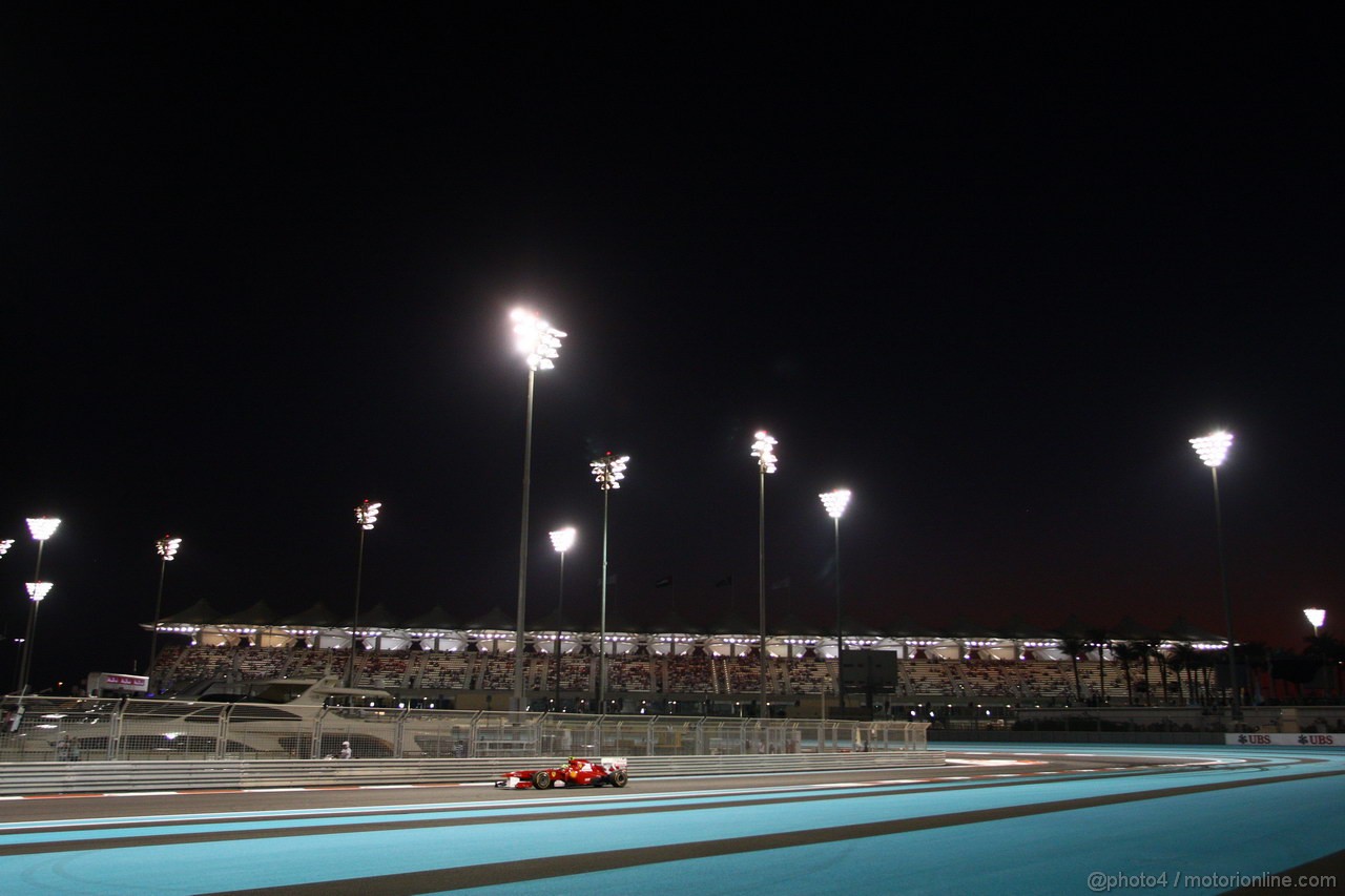 GP ABU DHABI, 12.11.2011- Qualifiche, Felipe Massa (BRA), Ferrari, F-150 Italia 