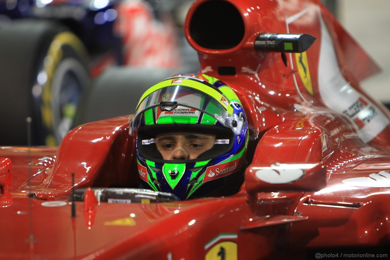 GP ABU DHABI, 12.11.2011- Qualifiche, Felipe Massa (BRA), Ferrari, F-150 Italia 
