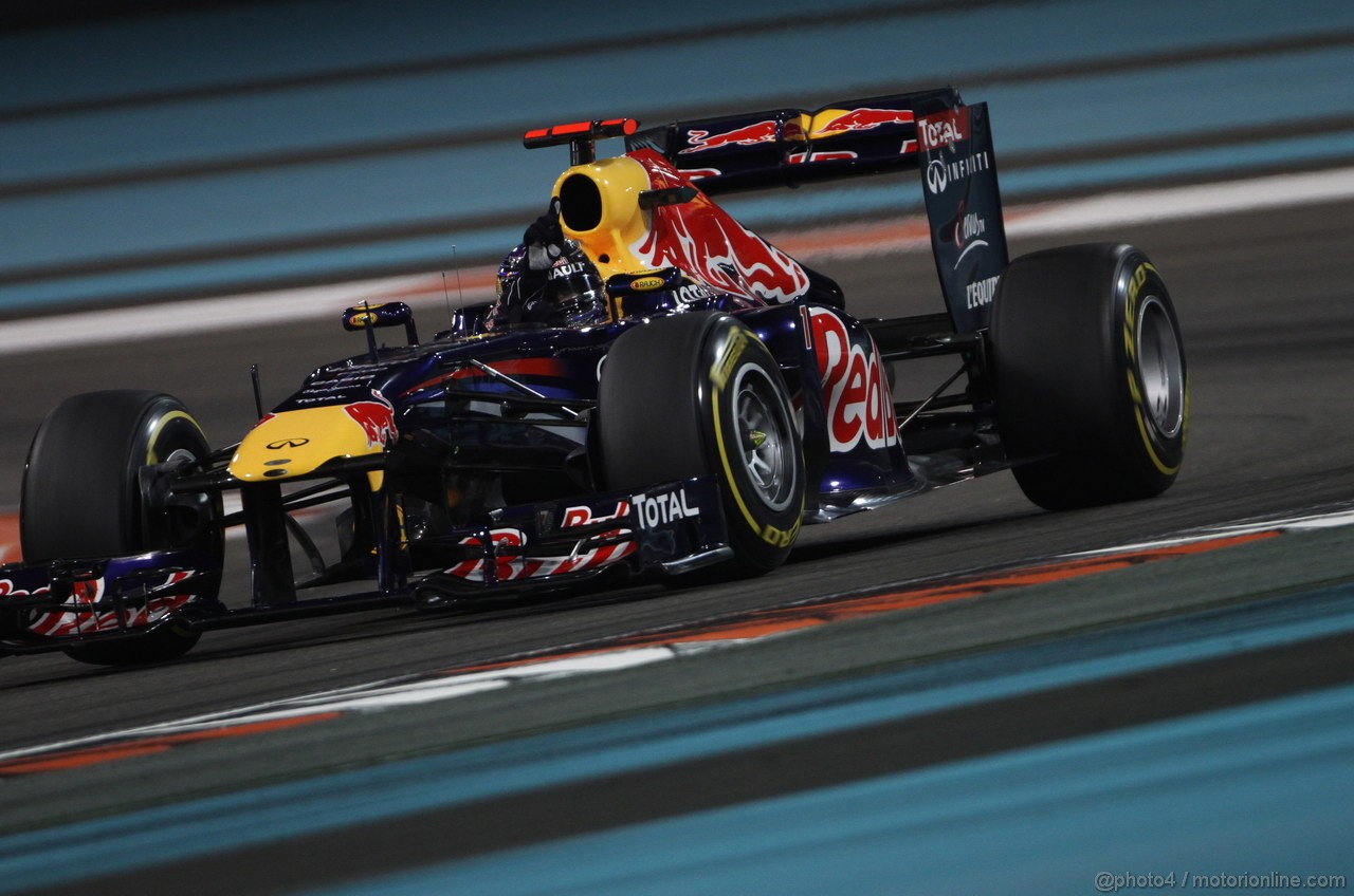 GP ABU DHABI, 12.11.2011- Qualifiche, Sebastian Vettel (GER), Red Bull Racing, RB7 pole position 
