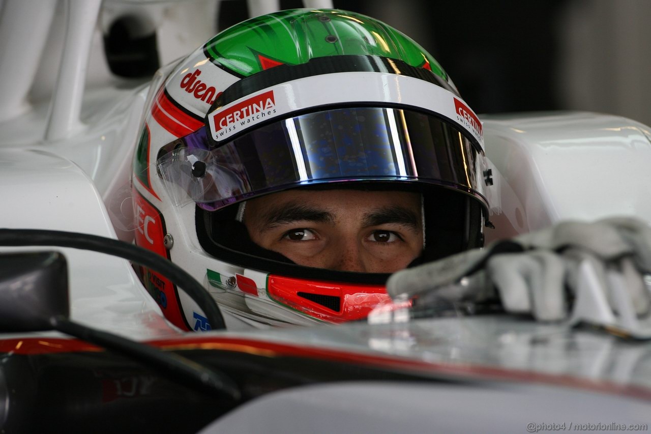 GP ABU DHABI, 11.11.2011- Prove Libere 1, Venerdi', Sergio Pérez (MEX), Sauber F1 Team C30 