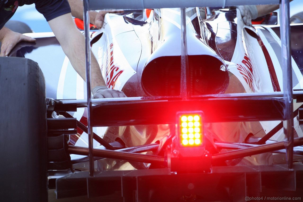 GP ABU DHABI, 11.11.2011- Prove Libere 1, Venerdi', Rubens Barrichello (BRA), Williams FW33 