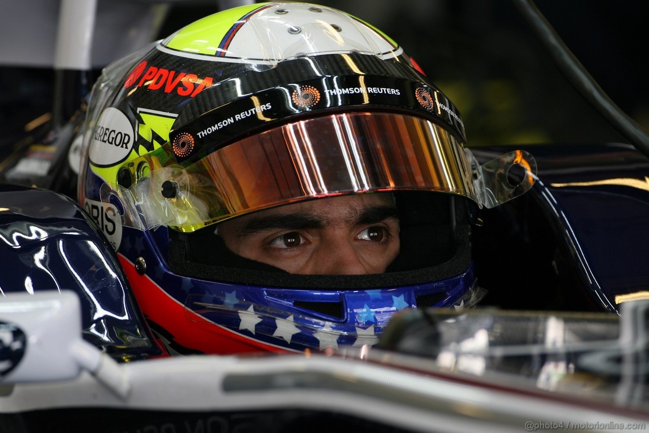 GP ABU DHABI, 11.11.2011- Prove Libere 1, Venerdi', Pastor Maldonado (VEN), Williams FW33 