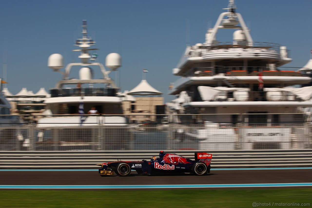 GP ABU DHABI, 11.11.2011- Prove Libere 1, Venerdi', Jean-Eric Vergne (FRA), Test Driver, Scuderia Toro Rosso, STR6  