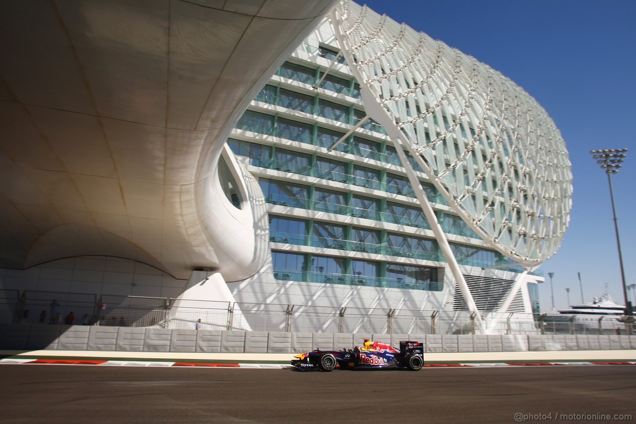 GP ABU DHABI, 11.11.2011- Prove Libere 1, Venerdi', Sebastian Vettel (GER), Red Bull Racing, RB7