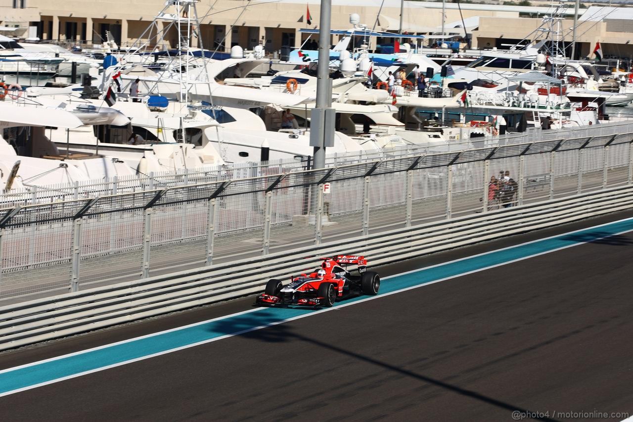 GP ABU DHABI, 11.11.2011- Prove Libere 1, Venerdi', Timo Glock (GER), Marussia Virgin Racing VR-02