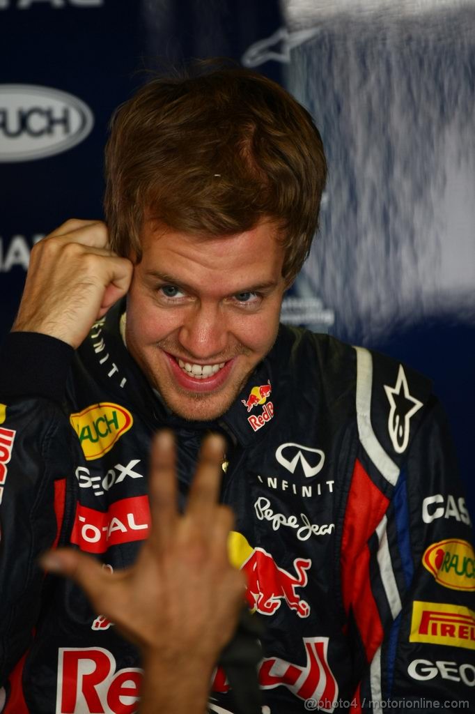 GP ABU DHABI, 11.11.2011- Prove Libere 1, Venerdi', Sebastian Vettel (GER), Red Bull Racing, RB7 