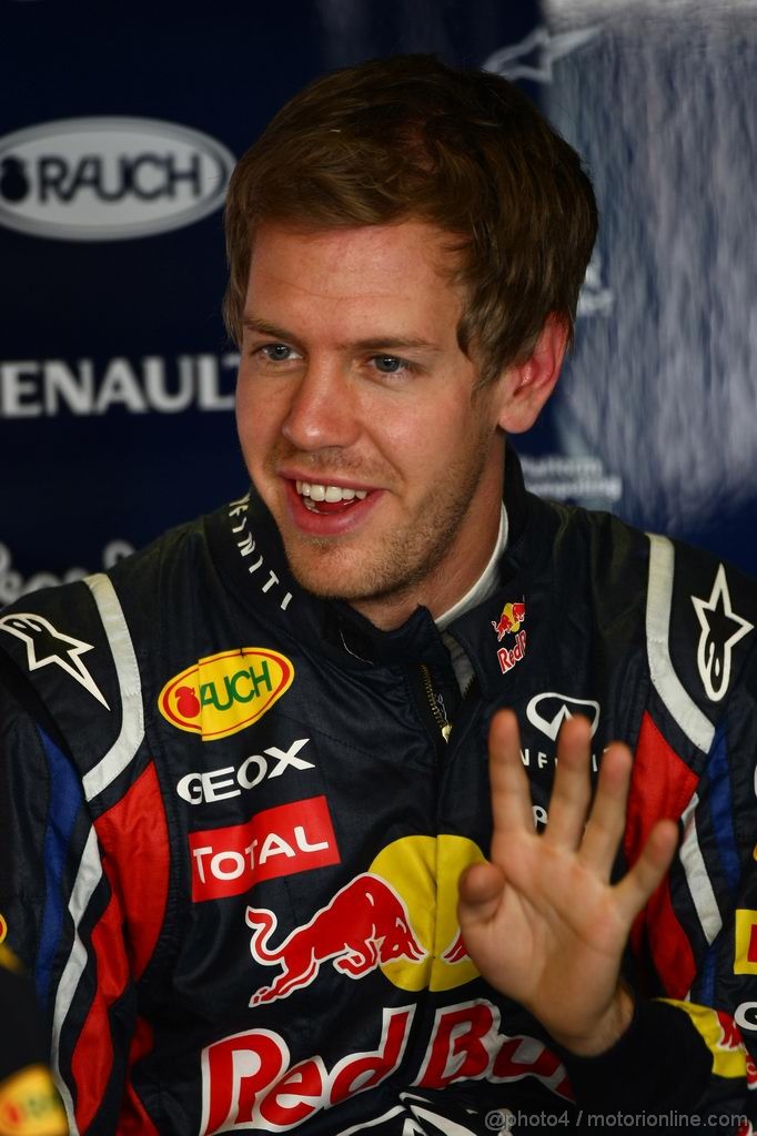 GP ABU DHABI, 11.11.2011- Prove Libere 1, Venerdi', Sebastian Vettel (GER), Red Bull Racing, RB7 