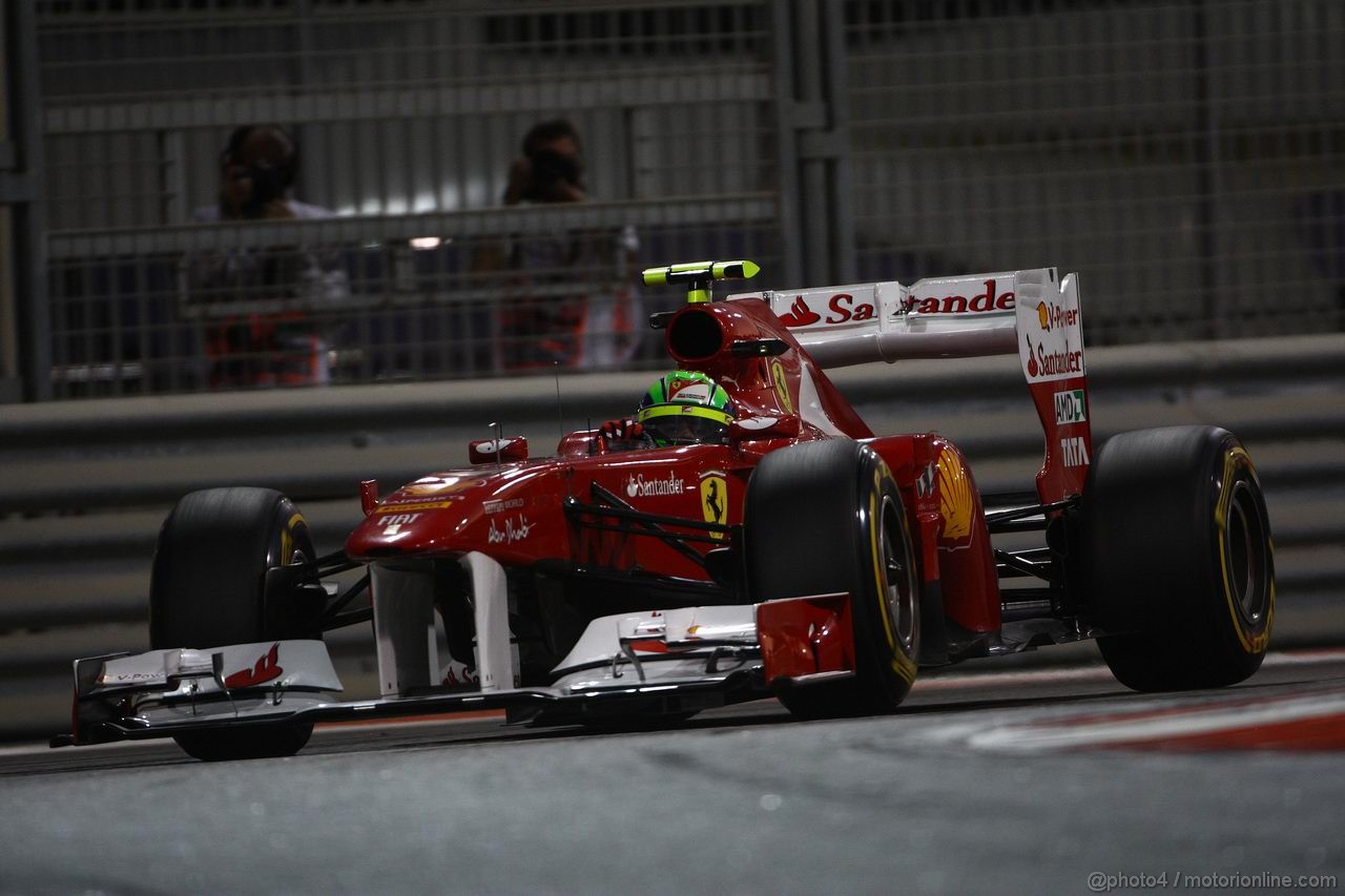 GP ABU DHABI, 11.11.2011- Prove Libere 2, Venerdi', Felipe Massa (BRA), Ferrari, F-150 Italia