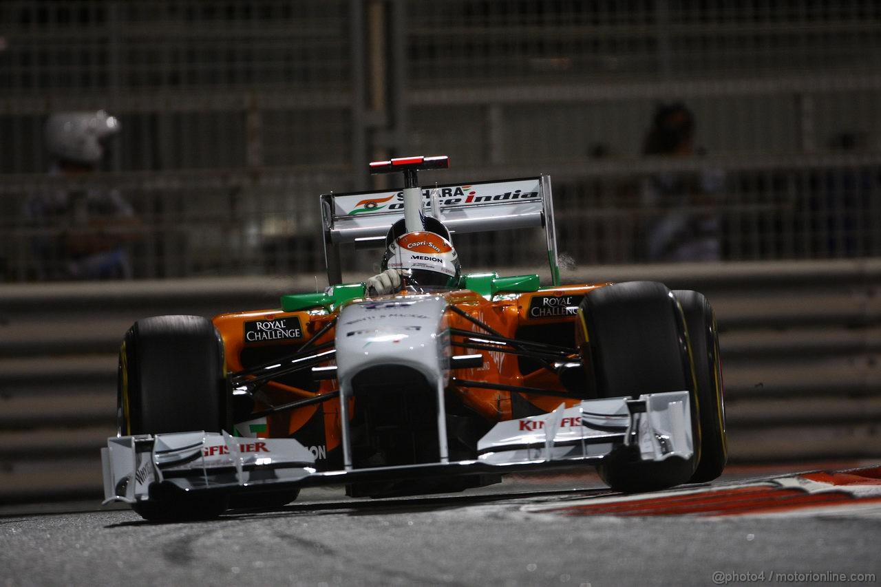 GP ABU DHABI, 11.11.2011- Prove Libere 2, Venerdi', Adrian Sutil (GER), Force India F1 Team, VJM04