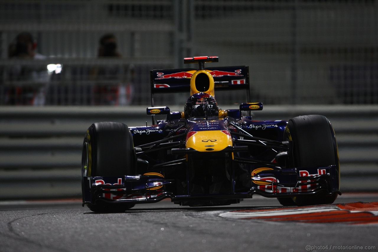 GP ABU DHABI, 11.11.2011- Prove Libere 2, Venerdi', Sebastian Vettel (GER), Red Bull Racing, RB7