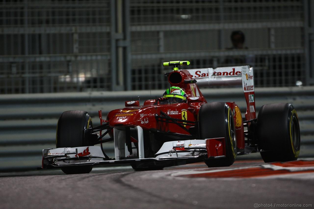 GP ABU DHABI, 11.11.2011- Prove Libere 2, Venerdi', Felipe Massa (BRA), Ferrari, F-150 Italia
