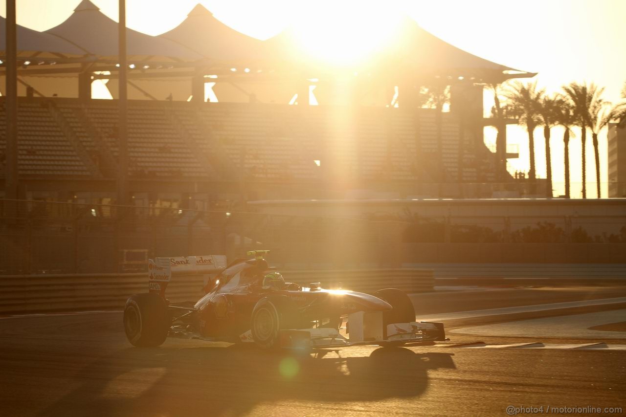 GP ABU DHABI, 11.11.2011- Prove Libere 2, Venerdi', Felipe Massa (BRA), Ferrari, F-150 Italia