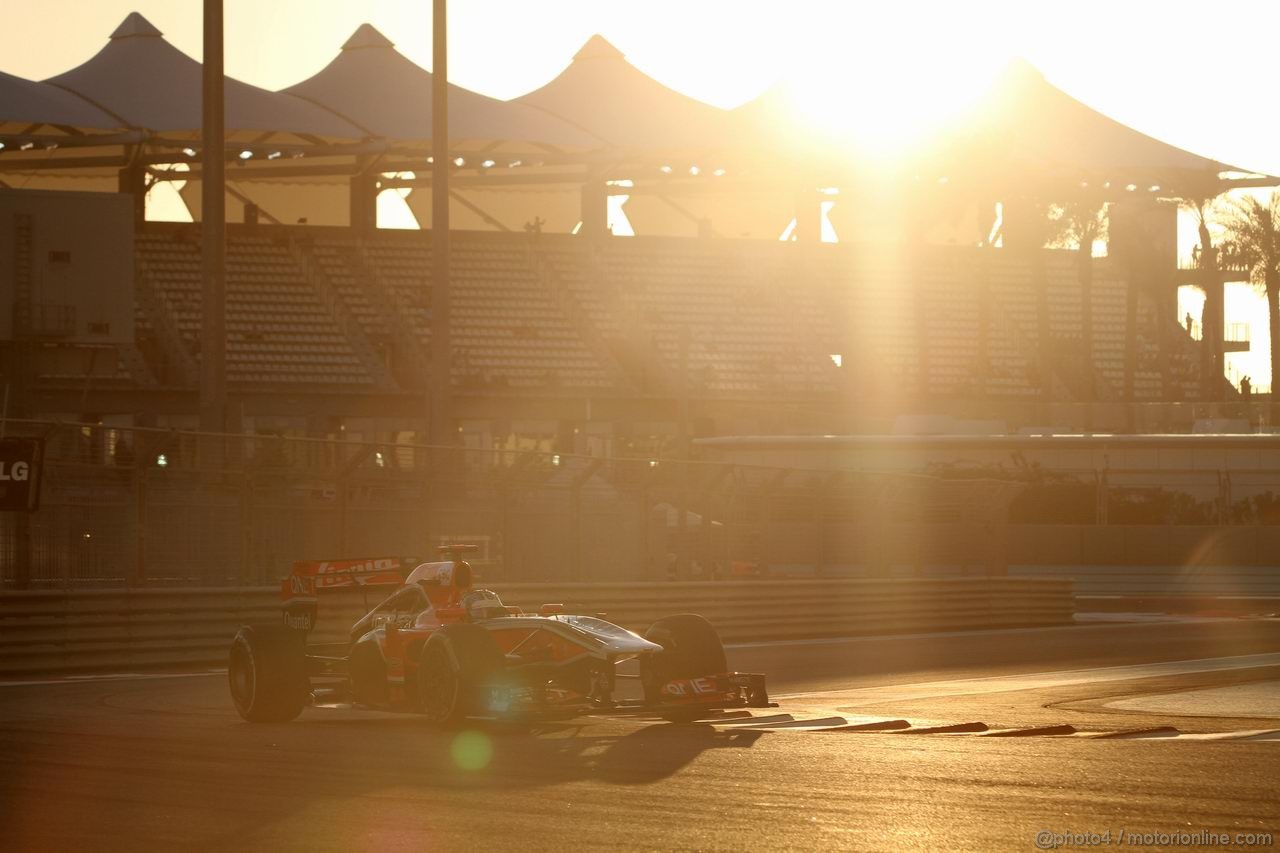 GP ABU DHABI, 11.11.2011- Prove Libere 2, Venerdi', Timo Glock (GER), Marussia Virgin Racing VR-02