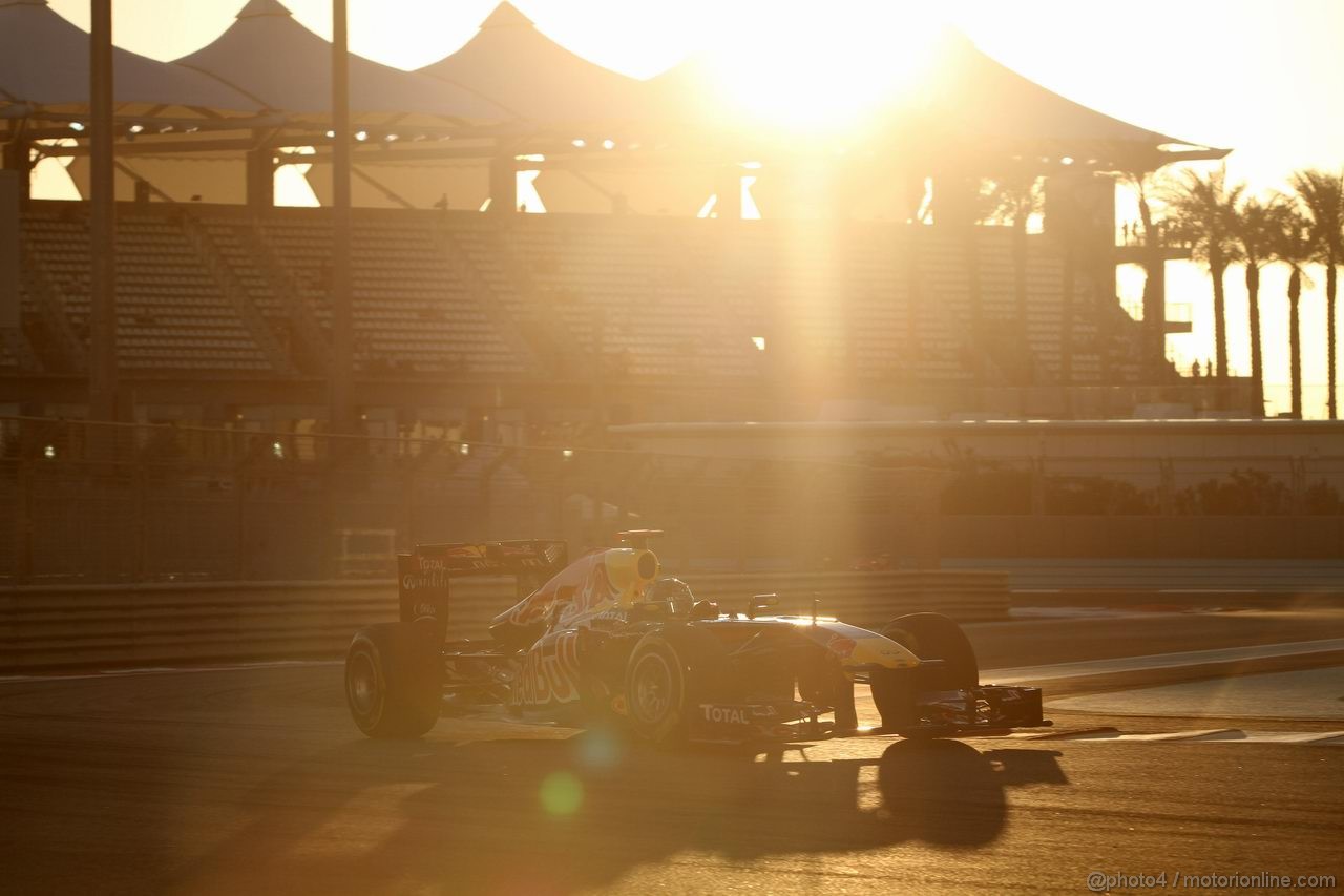 GP ABU DHABI, 11.11.2011- Prove Libere 2, Venerdi', Sebastian Vettel (GER), Red Bull Racing, RB7 