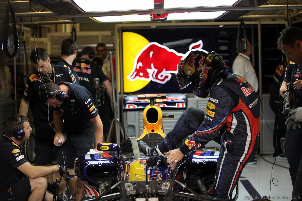 GP ABU DHABI, 11.11.2011- Prove Libere 2, Venerdi', Sebastian Vettel (GER), Red Bull Racing, RB7 