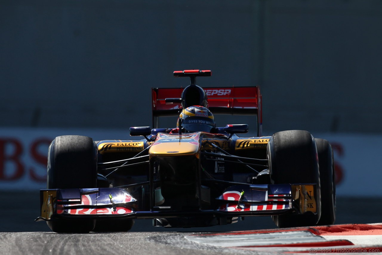 GP ABU DHABI, 11.11.2011- Prove Libere 1, Venerdi', Jean-Eric Vergne (FRA), Test Driver, Scuderia Toro Rosso, STR6