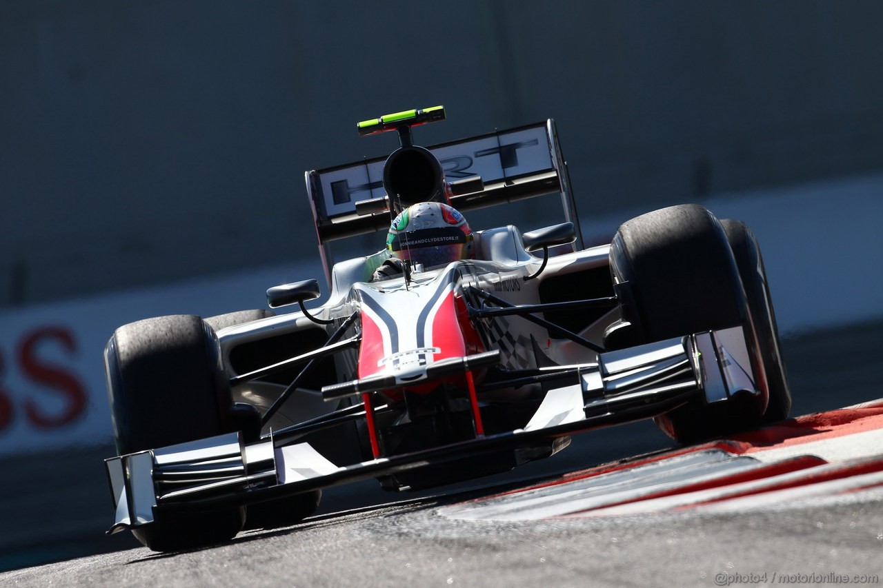GP ABU DHABI, 11.11.2011- Prove Libere 1, Venerdi', Vitantonio Liuzzi (ITA), HRT Formula One Team 